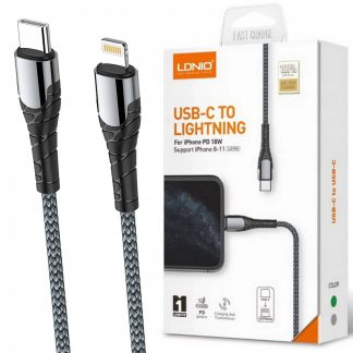 LDNIO LC111 USB Type-C To Lightning 30W Cable For iPhone/iPad (1 Meter)