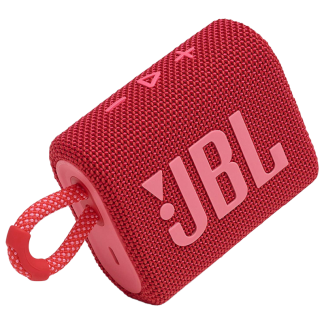 JBL GO3 Portable Bluetooth Speaker (IP67 Waterproof) – Red Color