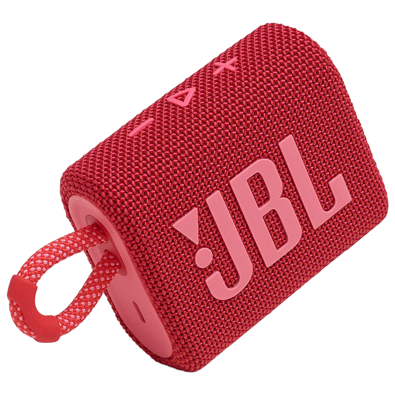 JBL GO3 Portable Bluetooth Speaker (IP67 Waterproof) – Red Color