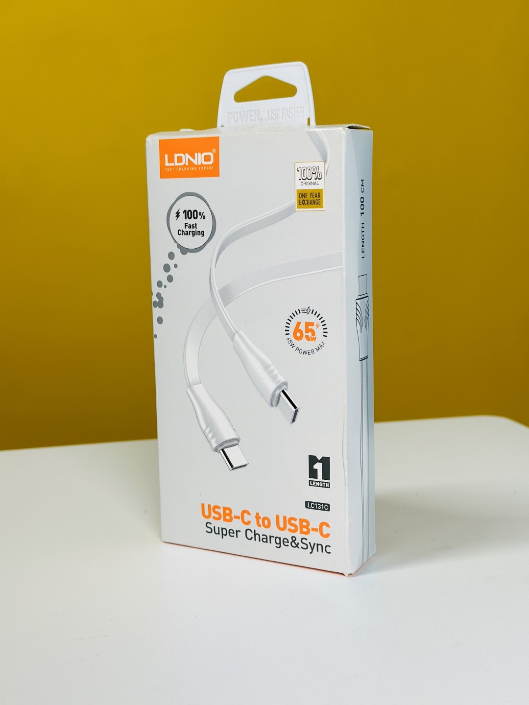 LDNIO LC131C USB-C TO USB-C 65W Fast Charging Data Cable 1M