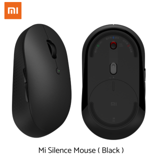 Mi Dual Mode Wireless Mouse Silent Edition Bluetooth 2.4 GHz Connect 1300 DPI – Black Color