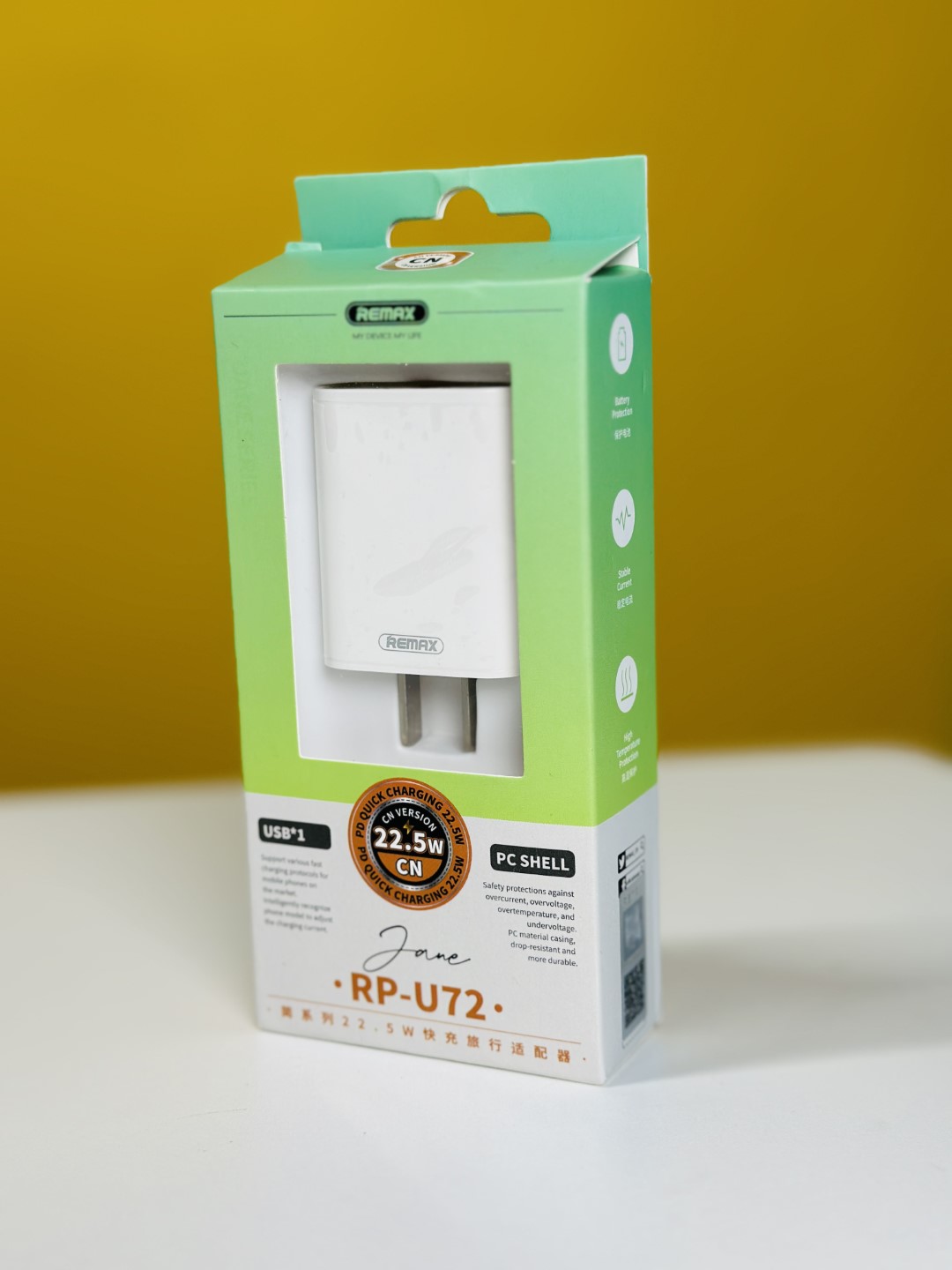 REMAX RP-U72 Adapter USB Fast Charge 22.5W - Image 2