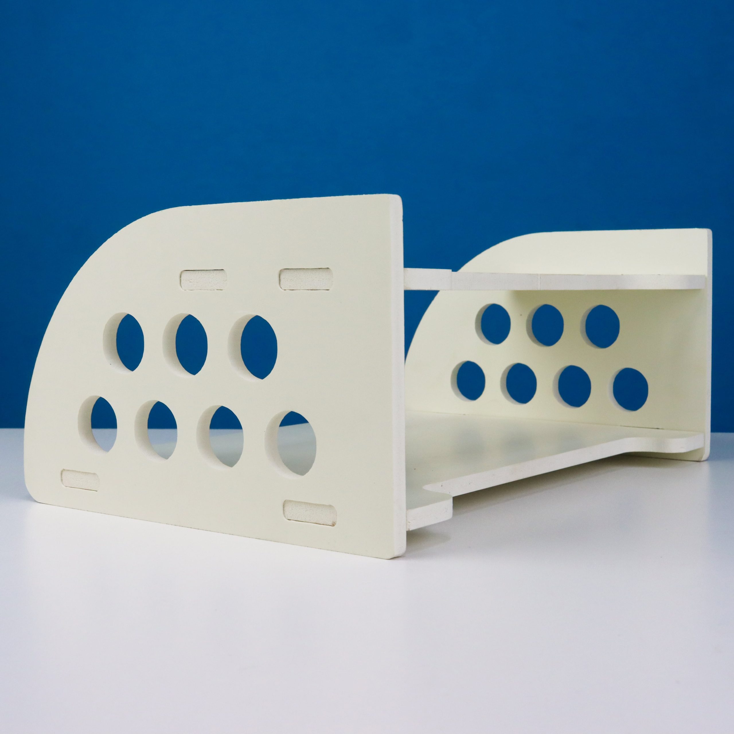 Router Stand Round Cut Design Router Stand – Round Cut New Design – White Color - Image 2