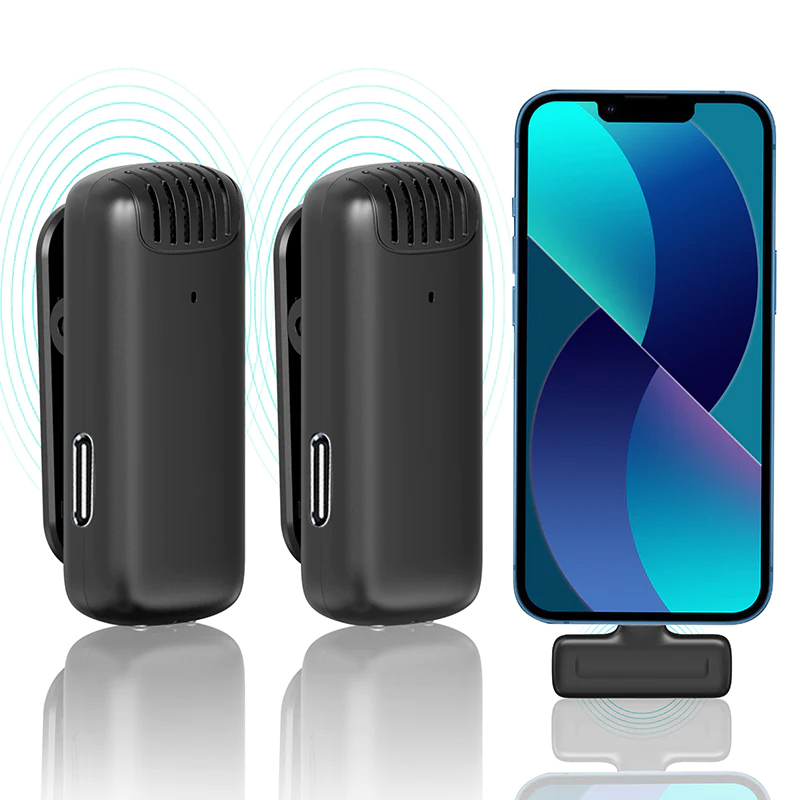 Ulanzi J12 Dual Wireless Microphone for Android With Charging Case For Type-C - Image 3