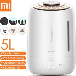 Xiaomi Air Humidifier- Ultrasonic Air Purifying Mist Maker (5 Liter, Deerma DEM-F600)- White Color